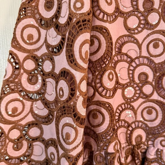 Lovelo Women's Sequin/Embroidered Dress Long Sleeve Dress Size S - Picture 2 of 4